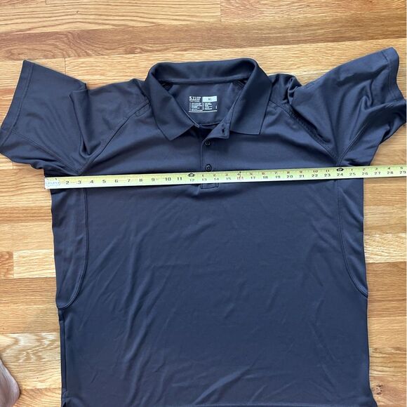 5.11 Tactical Series Mens Polo Shirt Short Sleeves Workwear Dark Grey Size XL - Picture 5 of 7
